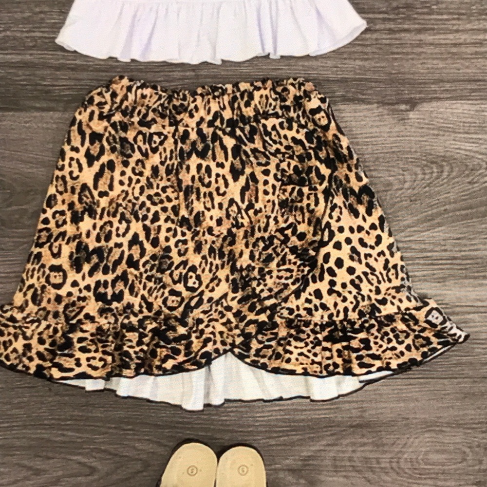 Cheetah hi low skirt NEW animal print 🔥